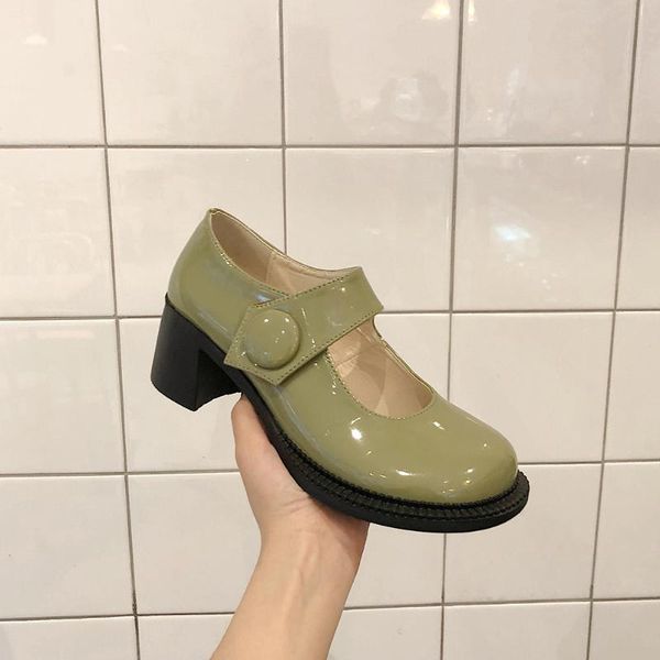 dress shoes british college style patent leather platform high-heeled small women 2021 shallow mouth mary jane women's sho, Black
dress shoes british college style patent leather platform high-heeled small women 2021 shallow mouth mary jane women's sho, Black