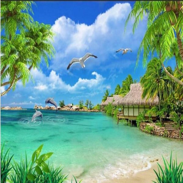 shuhiko custom large fresco high - definition coconut tree scenery background wall fabric wallpaper papel de parede wallpapers
shuhiko custom large fresco high - definition coconut tree scenery background wall fabric wallpaper papel de parede wallpapers