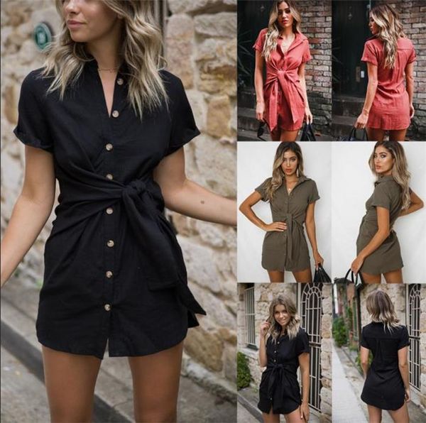 women's blouses & shirts 2021 special offer long broadcloth korean blusa blouse women casual cotton belt lapels summer short-sleeved sh, White
women's blouses & shirts 2021 special offer long broadcloth korean blusa blouse women casual cotton belt lapels summer short-sleeved sh, White