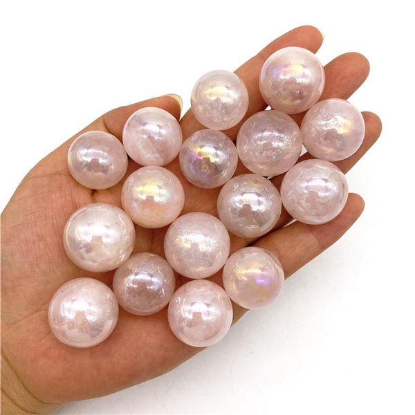 decorative objects & figurines beautiful 1/2pcs aura titanium electroplated pink rose crystal quartz ball natural sphere
decorative objects & figurines beautiful 1/2pcs aura titanium electroplated pink rose crystal quartz ball natural sphere
