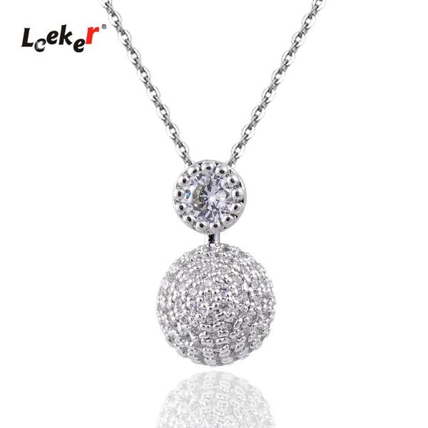 pendant necklaces leeker elegant wedding jewelry round crystal necklace silver color chain women accessories 775 lk2
pendant necklaces leeker elegant wedding jewelry round crystal necklace silver color chain women accessories 775 lk2
