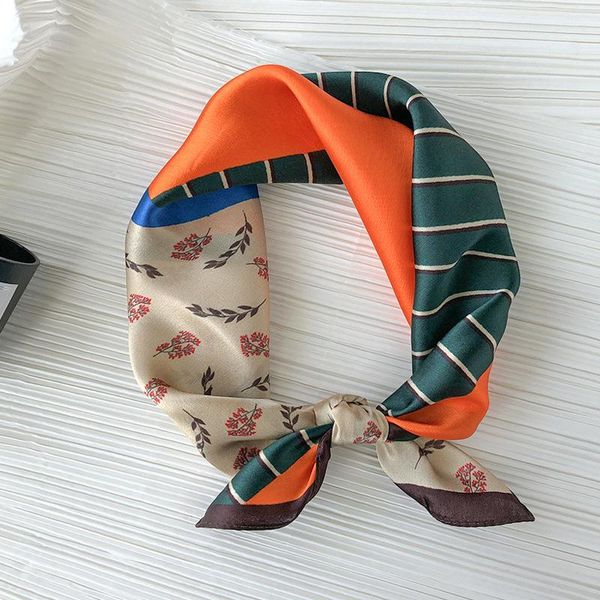 scarves 2021 summer fashion scarf 100% silk shiny bandana women flower print neck hair headband neckerchief 53*53cm, Blue;gray
scarves 2021 summer fashion scarf 100% silk shiny bandana women flower print neck hair headband neckerchief 53*53cm, Blue;gray