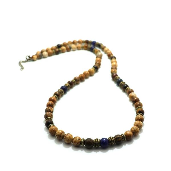 chains trendy natural stone necklace for hombre student hiphop rock long boyfriend obsidian tiger eye beads gift, Silver
chains trendy natural stone necklace for hombre student hiphop rock long boyfriend obsidian tiger eye beads gift, Silver