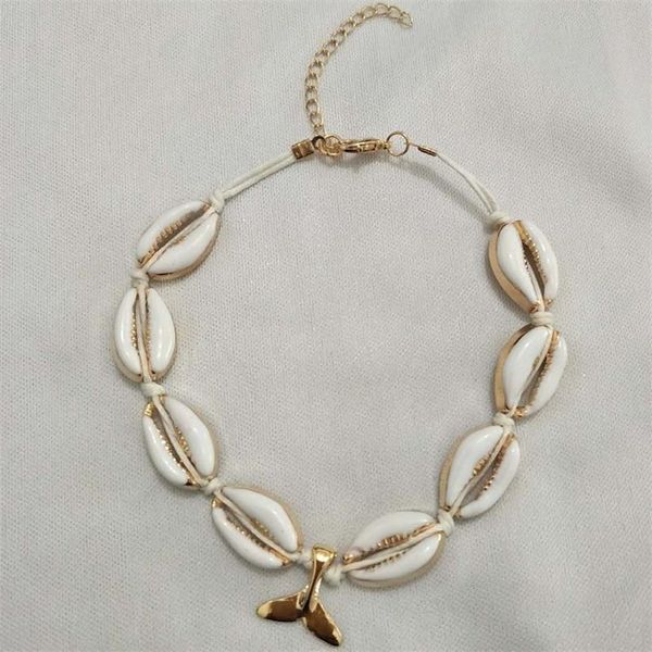 anklets chain alloy shell anklet handmade gold color silver 2021 beach wind series, Red;blue
anklets chain alloy shell anklet handmade gold color silver 2021 beach wind series, Red;blue