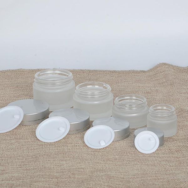 storage bottles & jars frosted glass cream jar cosmetic container 5-100g silver gold lid bottle make up empty travel
storage bottles & jars frosted glass cream jar cosmetic container 5-100g silver gold lid bottle make up empty travel