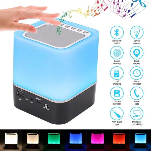 night light with bluetooth speaker portable wireless tf card bluetooth 4.2 hifi speaker led for bedside table lamp for dropship
night light with bluetooth speaker portable wireless tf card bluetooth 4.2 hifi speaker led for bedside table lamp for dropship