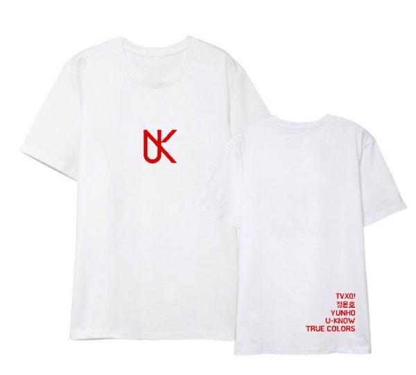 women's t-shirt summer kpop tvxq u-know true colors same printing o neck t shirt for fans short sleeve loose 4, White
women's t-shirt summer kpop tvxq u-know true colors same printing o neck t shirt for fans short sleeve loose 4, White