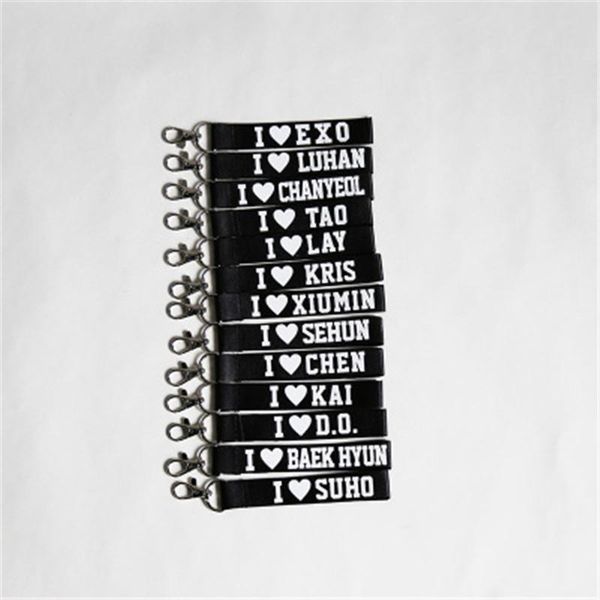 keychains exo member name printing strip portrait keychain cute phone strap support city lights chen lay xiumin lj517, Silver
keychains exo member name printing strip portrait keychain cute phone strap support city lights chen lay xiumin lj517, Silver