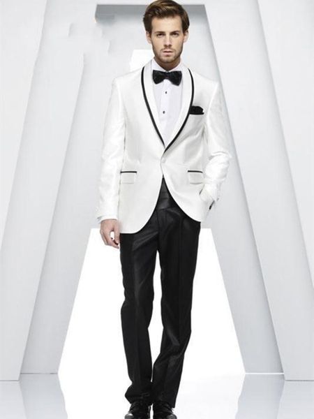 men's suits & blazers arrival one button groomsmen shawl lapel groom tuxedos men wedding/prom blazer ( jacket+pants+tie) d77, White;black
men's suits & blazers arrival one button groomsmen shawl lapel groom tuxedos men wedding/prom blazer ( jacket+pants+tie) d77, White;black