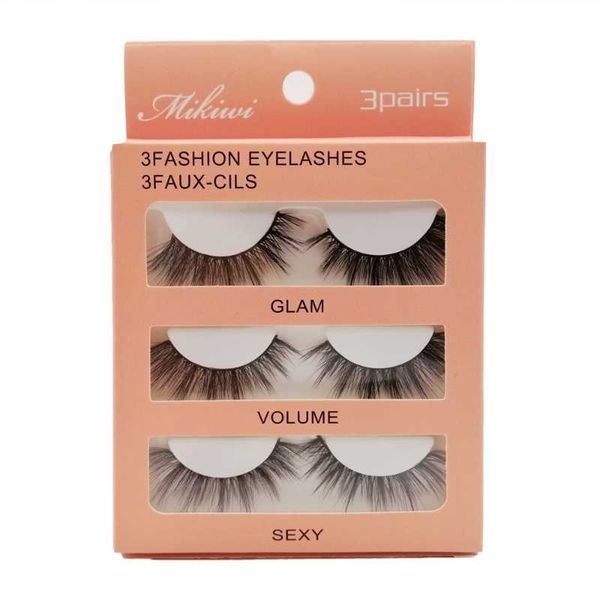false mink eyelashes 3 pairs natural long handmade easy wearing glam ultimate lightweight cruelty lash wholesale beauty set
false mink eyelashes 3 pairs natural long handmade easy wearing glam ultimate lightweight cruelty lash wholesale beauty set