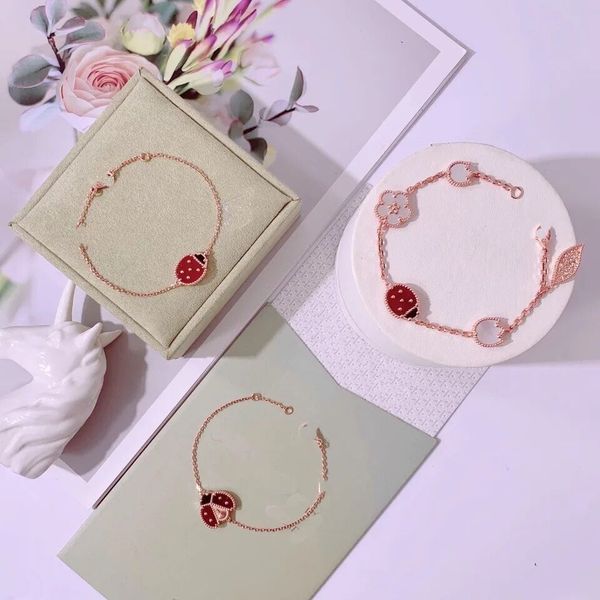 bangles bracelet fanjia sterling silver seven star ladybug net red five flower fashion hand jewelry plated 18k rose gold lucky series, Black
bangles bracelet fanjia sterling silver seven star ladybug net red five flower fashion hand jewelry plated 18k rose gold lucky series, Black