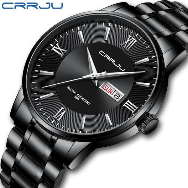 wristwatches men's watches crrju fashion stainless steel wristwatch for mens waterproof date black gift quartz relogio masculino, Slivery;brown
wristwatches men's watches crrju fashion stainless steel wristwatch for mens waterproof date black gift quartz relogio masculino, Slivery;brown