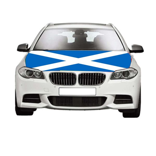 scottish flags 3.3x5ft 100%polyester, car bonnet banner