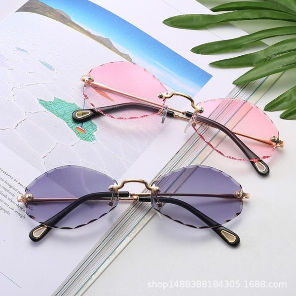 sunglasses retro vintage rimless small oval hispter lady shades luxury designer women tiny narrow tinted sun glasses, White;black
sunglasses retro vintage rimless small oval hispter lady shades luxury designer women tiny narrow tinted sun glasses, White;black