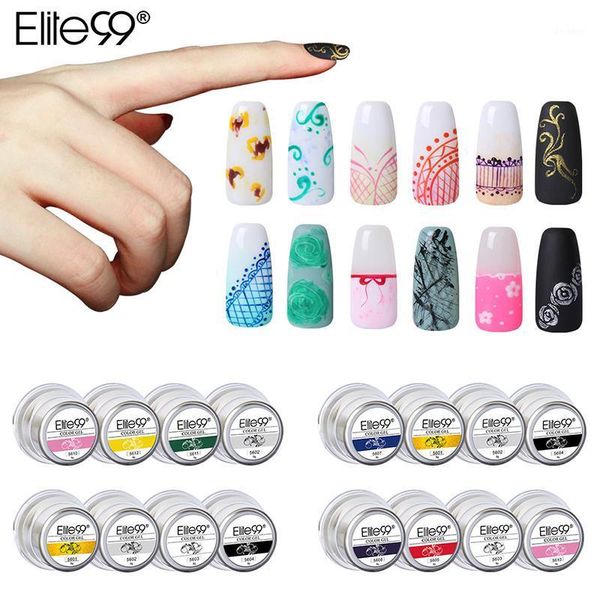 elite99 4pieces/lot gel lacquer 8g pure colors soak off uv led manicure french polish nail painting color diy art1, Red;pink
elite99 4pieces/lot gel lacquer 8g pure colors soak off uv led manicure french polish nail painting color diy art1, Red;pink