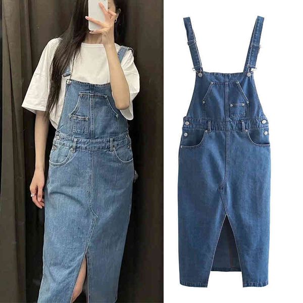 women's jumpsuits & rompers pockets korean medium-length dress denim new fashion suspender blue black sleeveless solid a line qhol, Black;white
women's jumpsuits & rompers pockets korean medium-length dress denim new fashion suspender blue black sleeveless solid a line qhol, Black;white