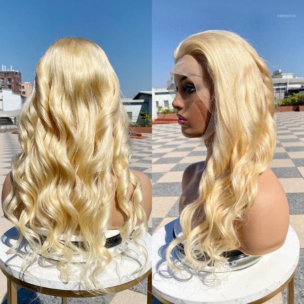 13x4 lace front wig body wave 613 blonde glueless transparent frontal wigs brazilian virgin pre plucked human hair for women1, Black;brown
13x4 lace front wig body wave 613 blonde glueless transparent frontal wigs brazilian virgin pre plucked human hair for women1, Black;brown