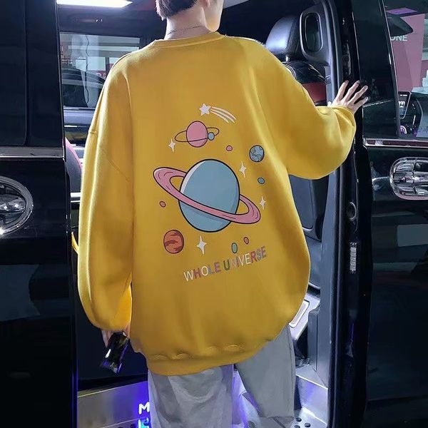 mens sweater planet letter round neck sweater men's autumn loose couple tide brand fashion ins hip hop casual clothes, Black
mens sweater planet letter round neck sweater men's autumn loose couple tide brand fashion ins hip hop casual clothes, Black
