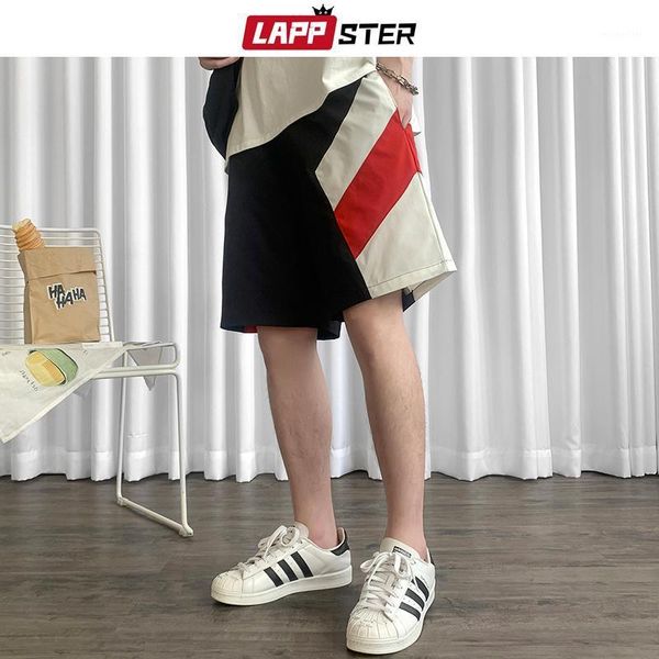 men patchwork streetwear sweat shorts summer 2021 mens color block korean running japanese joggers men's, White;black
men patchwork streetwear sweat shorts summer 2021 mens color block korean running japanese joggers men's, White;black