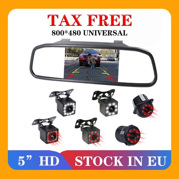 car video 2-in-1 universal tft rearview 5 inch mirror monitor with rear view camera parking night vision reversing backup
car video 2-in-1 universal tft rearview 5 inch mirror monitor with rear view camera parking night vision reversing backup