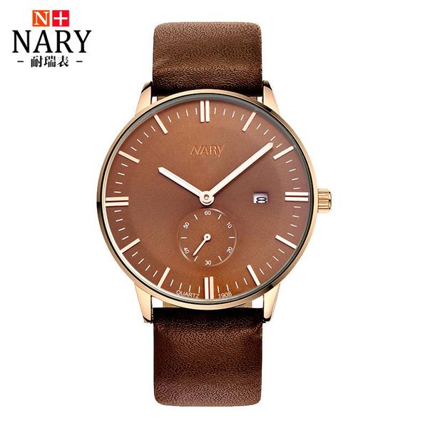 wristwatches nary brand fashion men watch leather strap luminous hands wristwatch high-grade business quartz clock relogio masculino, Slivery;brown
wristwatches nary brand fashion men watch leather strap luminous hands wristwatch high-grade business quartz clock relogio masculino, Slivery;brown