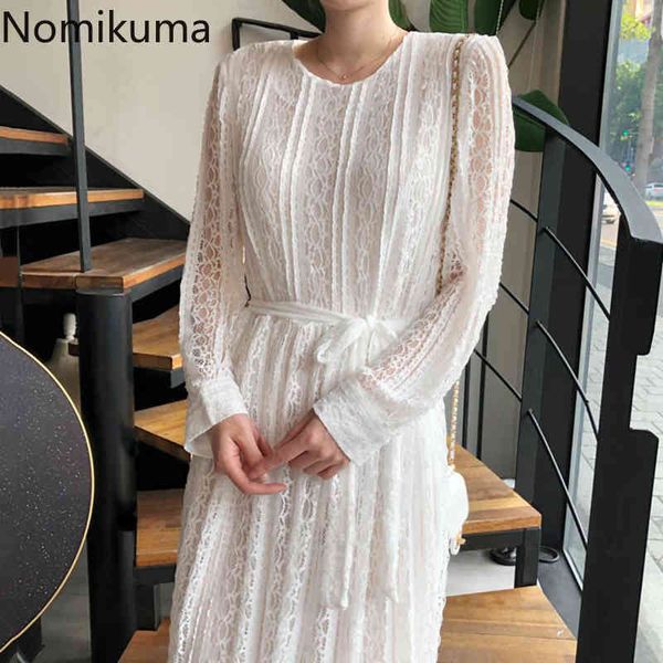 nomikuma dresses for women korean lace hook hollow-out elegant vestidos causal bow bandage slim waist dress new 6f205 210427, Black;gray
nomikuma dresses for women korean lace hook hollow-out elegant vestidos causal bow bandage slim waist dress new 6f205 210427, Black;gray