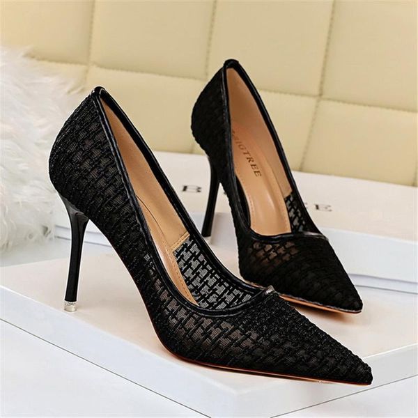 arrival 2021 lace extreme high heels bigtree shoen pink tacones pumps women shoes fetish chaussures femme dress, Black
arrival 2021 lace extreme high heels bigtree shoen pink tacones pumps women shoes fetish chaussures femme dress, Black