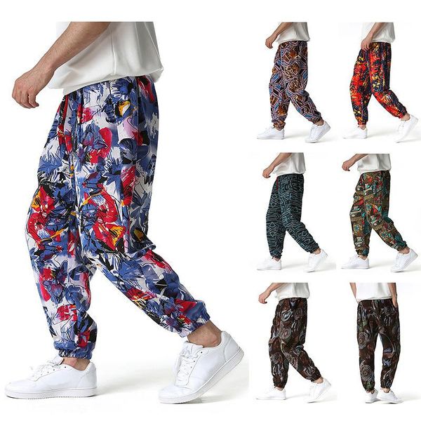 men's pants spring summer men hawaii printed jogging pantalones hombre hip hop streetwear sweatpants trousers, Black
men's pants spring summer men hawaii printed jogging pantalones hombre hip hop streetwear sweatpants trousers, Black