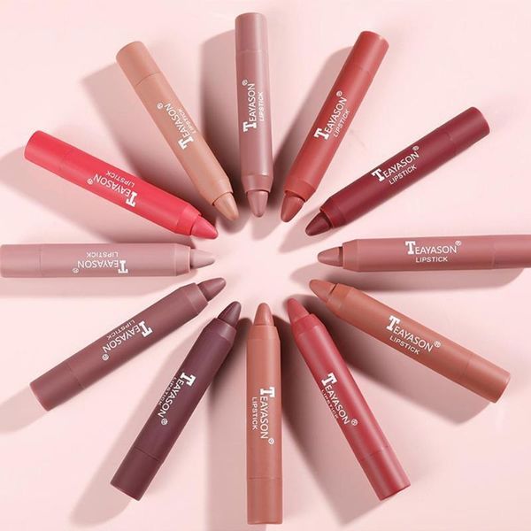 lip pencils matte lipstick pencil waterproof long lasting red stick non-stick cup makeup tint pen cosmetic 12 colors
lip pencils matte lipstick pencil waterproof long lasting red stick non-stick cup makeup tint pen cosmetic 12 colors