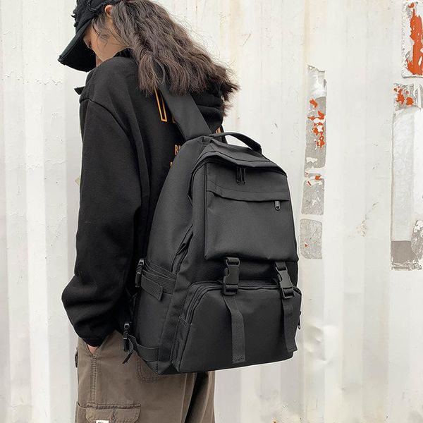 backpack black oxford waterproof simple style school bag women and men fashion stylish bagpack mochilas
backpack black oxford waterproof simple style school bag women and men fashion stylish bagpack mochilas