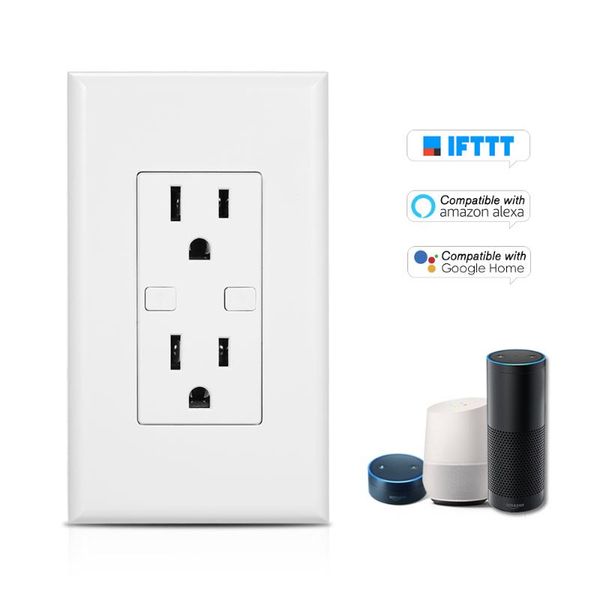 smart wifi wall outlet plug socket for amazon alexa and google home iftphone app remote control timing function fingerprint access
smart wifi wall outlet plug socket for amazon alexa and google home iftphone app remote control timing function fingerprint access