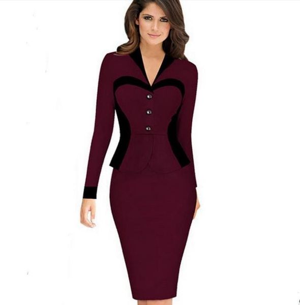 casual dresses women elegant career optical illusion contrast faux twinset wear to work office business fitted sheath dress ol, Black;gray
casual dresses women elegant career optical illusion contrast faux twinset wear to work office business fitted sheath dress ol, Black;gray