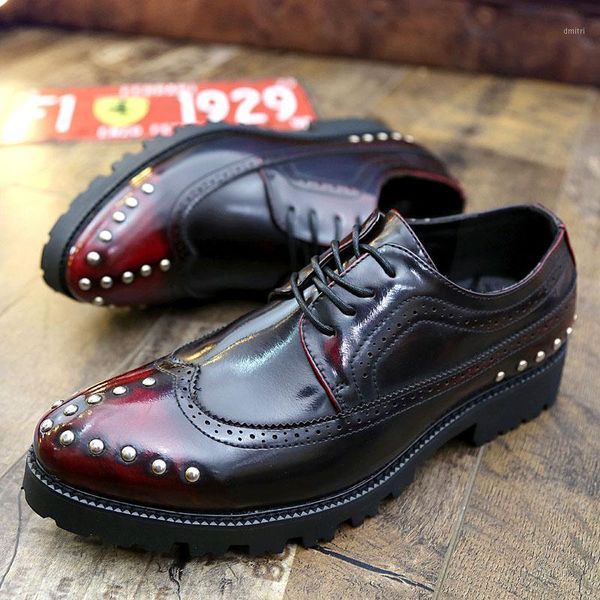 dress shoes mens rivet studs brogue wedding nightclub party wingtip match colors british styles plus size 2021, Black
dress shoes mens rivet studs brogue wedding nightclub party wingtip match colors british styles plus size 2021, Black