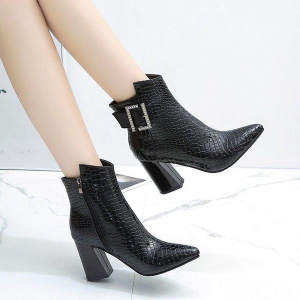 boots ankle 2021winter fashion pointed toe zip super high heels women shoes drop size 34-39, Black
boots ankle 2021winter fashion pointed toe zip super high heels women shoes drop size 34-39, Black