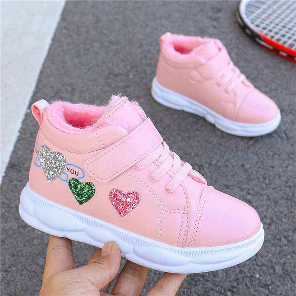 winter high warm boots fashion girls casual shoes waterproof leather plus velvet children kids cotton boots running shoe 211108, Black;grey
winter high warm boots fashion girls casual shoes waterproof leather plus velvet children kids cotton boots running shoe 211108, Black;grey