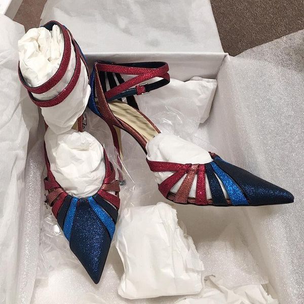 mixed colors bling sandals woman sandalias summer pointed toe cutouts high-heeled wedding shoes women thin high heels, Black
mixed colors bling sandals woman sandalias summer pointed toe cutouts high-heeled wedding shoes women thin high heels, Black