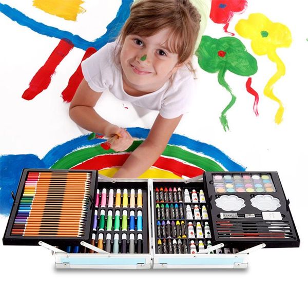 gift sets 145pcs art , fine arts articles with 2 layers aluminium alloy case, kids paint brush
gift sets 145pcs art , fine arts articles with 2 layers aluminium alloy case, kids paint brush