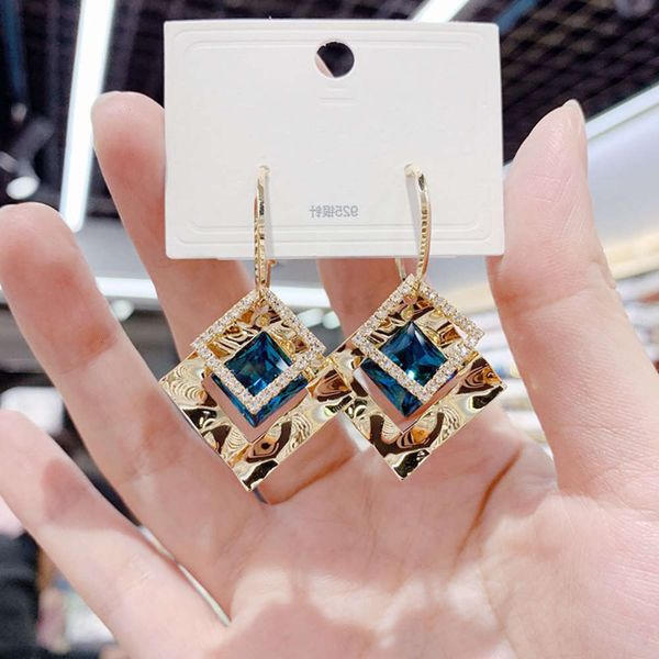 earrings advanced geometric diamond crystal fashion korean temperament net red silver needle earrings female, Golden
earrings advanced geometric diamond crystal fashion korean temperament net red silver needle earrings female, Golden