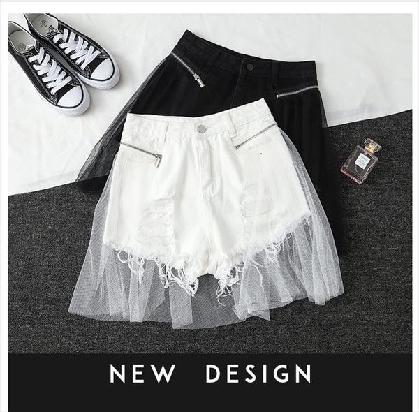 summer ripped hole denim fashion womens shorts mesh lace high waist jeans female tassels mini e girls y2k, White;black
summer ripped hole denim fashion womens shorts mesh lace high waist jeans female tassels mini e girls y2k, White;black