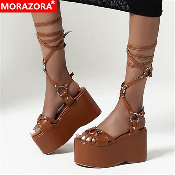 arrival platform sandals fashion lace up classic women shoes summer flat heel big size 33-48, Black
arrival platform sandals fashion lace up classic women shoes summer flat heel big size 33-48, Black