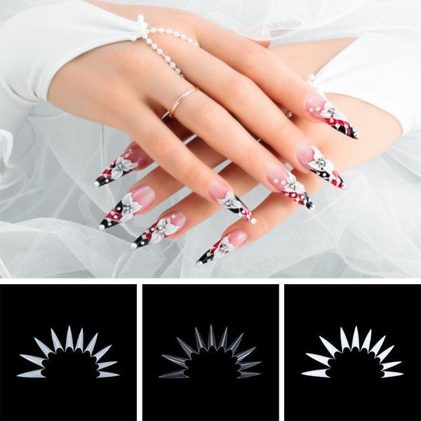 100pcs/box long ballerina actor fake nails tips extra stiletto false painted party nail art decoration manicure diy1, Red;gold
100pcs/box long ballerina actor fake nails tips extra stiletto false painted party nail art decoration manicure diy1, Red;gold