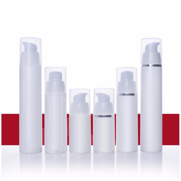 10pcs white airless pump bottle empty clear cap plastic container foiled travel toiletries packaging for lotion 15ml 30ml 50ml storage bottl
10pcs white airless pump bottle empty clear cap plastic container foiled travel toiletries packaging for lotion 15ml 30ml 50ml storage bottl