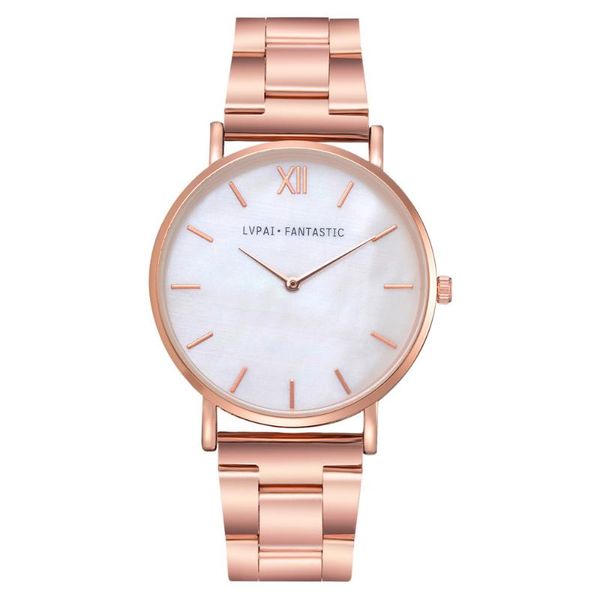 wristwatches vente chaude rose gold women's watches fashion girls ladies stainless steel clock quartz wristwatch montre femme *, Slivery;brown
wristwatches vente chaude rose gold women's watches fashion girls ladies stainless steel clock quartz wristwatch montre femme *, Slivery;brown