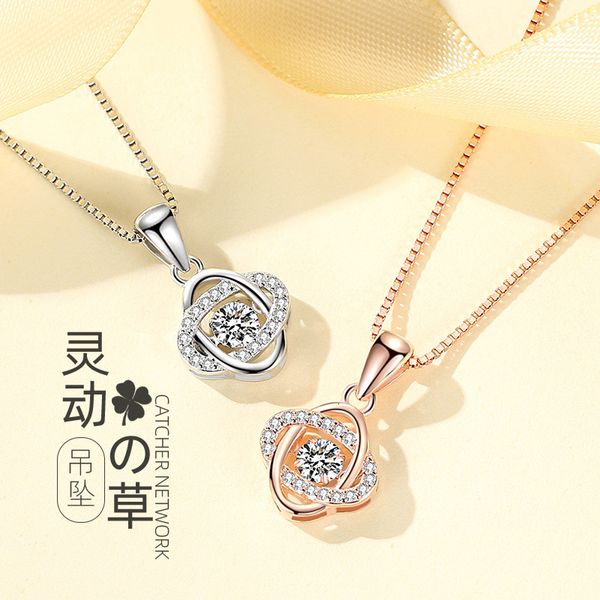 jewelry highly quality women party wedding lovers gifts925 sterling silver beating heart four leaf clover inlaid diamond smart pendant neckl
jewelry highly quality women party wedding lovers gifts925 sterling silver beating heart four leaf clover inlaid diamond smart pendant neckl