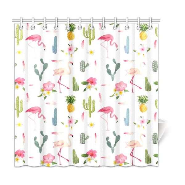 xiucoo tropical flamingo cactus home bath decor polyester fabric shower curtain bathroom sets 72 x 72 inches
xiucoo tropical flamingo cactus home bath decor polyester fabric shower curtain bathroom sets 72 x 72 inches