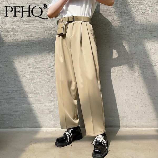 men's suits & blazers pfhq 2021 autumn korean style handsome leisure nine point straight tube all-match fashion suit pants gift belt 21, White;black
men's suits & blazers pfhq 2021 autumn korean style handsome leisure nine point straight tube all-match fashion suit pants gift belt 21, White;black