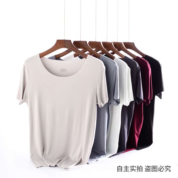 t-shirt summer 60s lanjing modal casual fashion t cut solid color business, White;black
t-shirt summer 60s lanjing modal casual fashion t cut solid color business, White;black