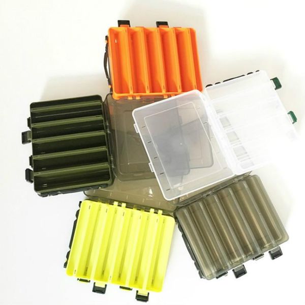 fishing box for baits double sided plastic lure boxes tackle storage supplies accessories high strength
fishing box for baits double sided plastic lure boxes tackle storage supplies accessories high strength