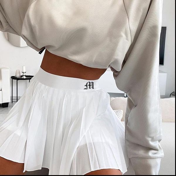 short elastic waist mini women skirts mircro summer embroidery tennis preppy accessory white pleated, Black
short elastic waist mini women skirts mircro summer embroidery tennis preppy accessory white pleated, Black