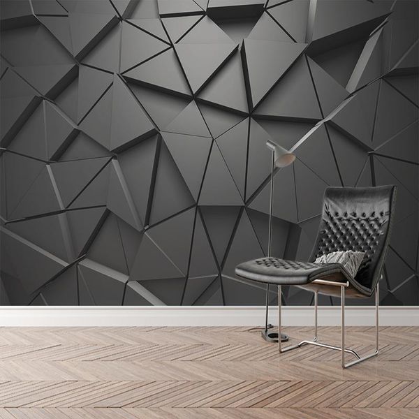 wallpapers custom size 3d triangle geometric dark mural wallpaper for living room wall
wallpapers custom size 3d triangle geometric dark mural wallpaper for living room wall